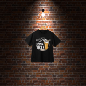 CAMISETA "KEEP CALM & DRINK BEER"