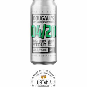 DOUGALL’S x GALWAY BAY BREWERY – 04/20 IRISH EXTRA STOUT (LATA 44 CL) >> 20TH ANNIVERSARY SERIES <<