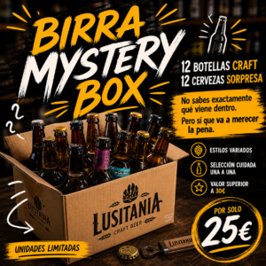 BIRRA MYSTERY BOX [CAJA 12 BOTELLAS 33 CL]